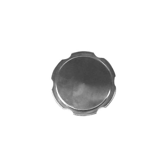 Cal Custom 16lb Radiator Cap Polished Billet Aluminium Notched Side Smooth Top