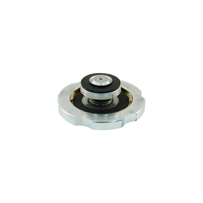 Cal Custom 16lb Radiator Cap Polished Billet Aluminium Notched Side Smooth Top
