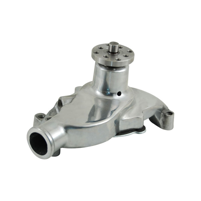 Cal Custom Small Block CHEV Short Water Pump Polished Aluminium