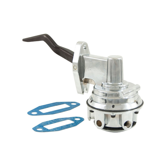 Cal Custom Mechanical Fuel Pump 80 GPH for Ford Cleveland 351 Chrome