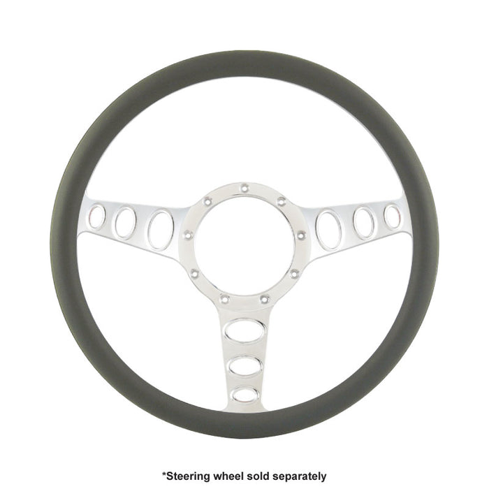 Cal Custom 15.5" Light Grey Leather Half Wrap Replacement