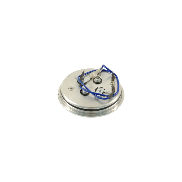 Cal Custom Polished Aluminium Small Smooth Style Horn Button
