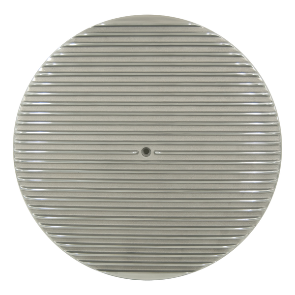 14" Round Air Cleaner Top Full Finned Polished Australian Auto