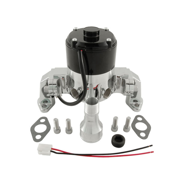 Small Block Chev Performance Electric Water Pump 35GPM - Chrome