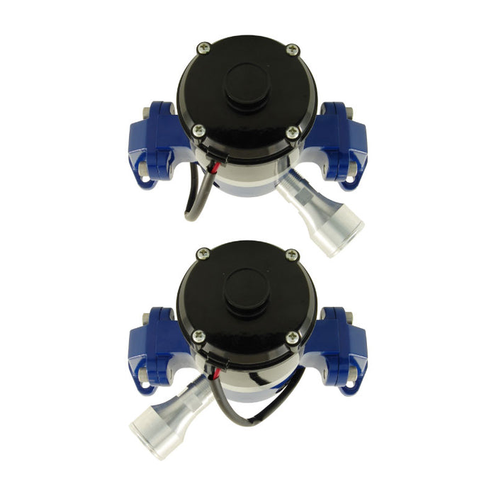 Small Block Chev Performance Electric Water Pump 35GPM - Blue