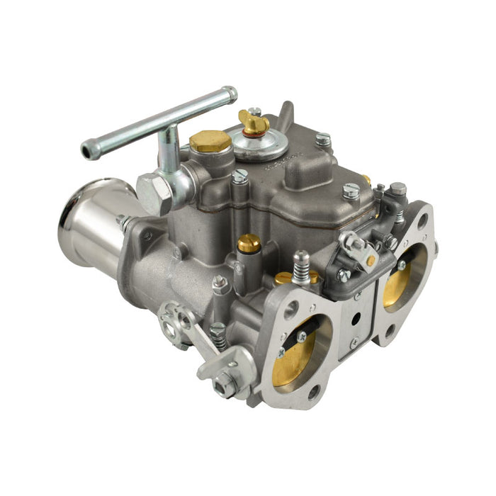 45 DCOE Weber Style Carburettor (5 Progression Holes) with Chrome Ram Tubes