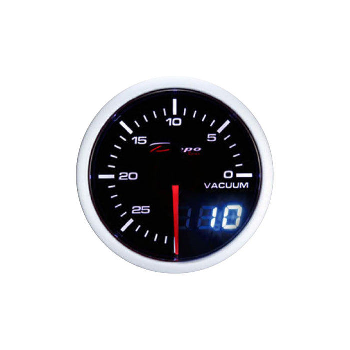 Depo Racing Dual View Vacuum Stepper Motor Gauge 60mm