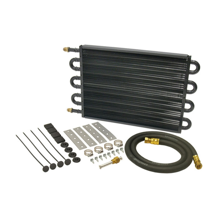 Derale 18" Copper/Aluminium Transmission Oil Cooler Kit Heavy Duty Large -6AN 13304