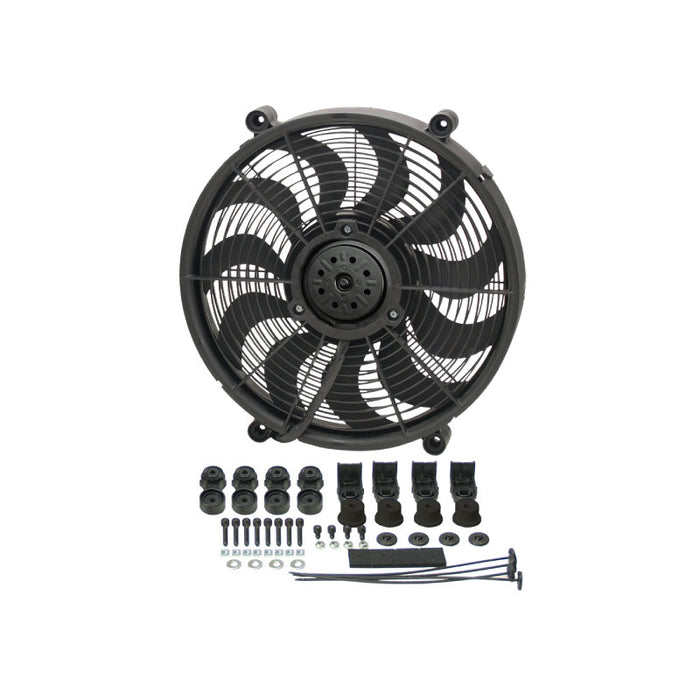 Derale 17" High Output Single RAD Pusher/Puller Fan 16217