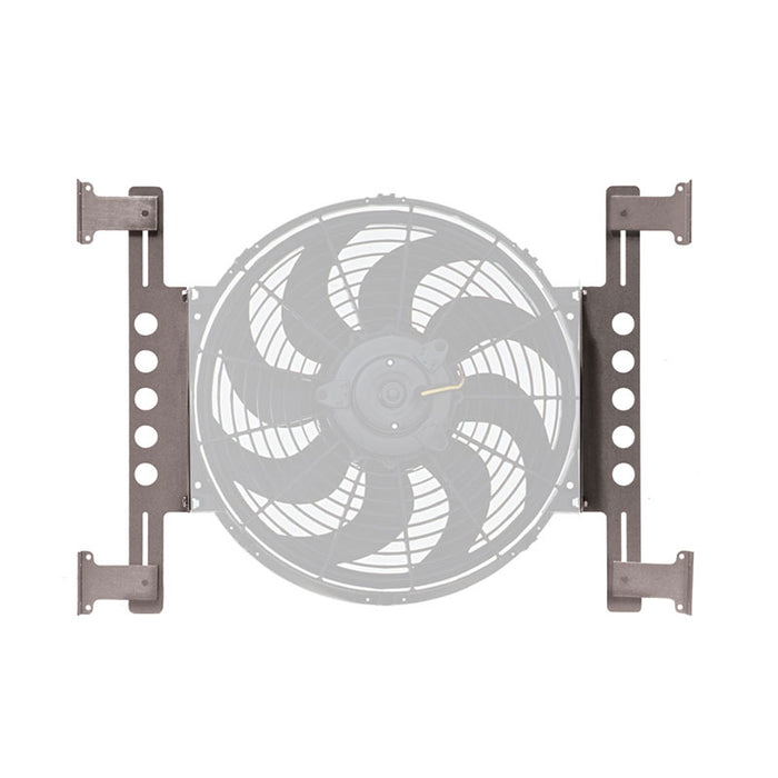 Derale Aluminum Tornado Electric Fan Mounting Bracket Kit, Single Fan 16700