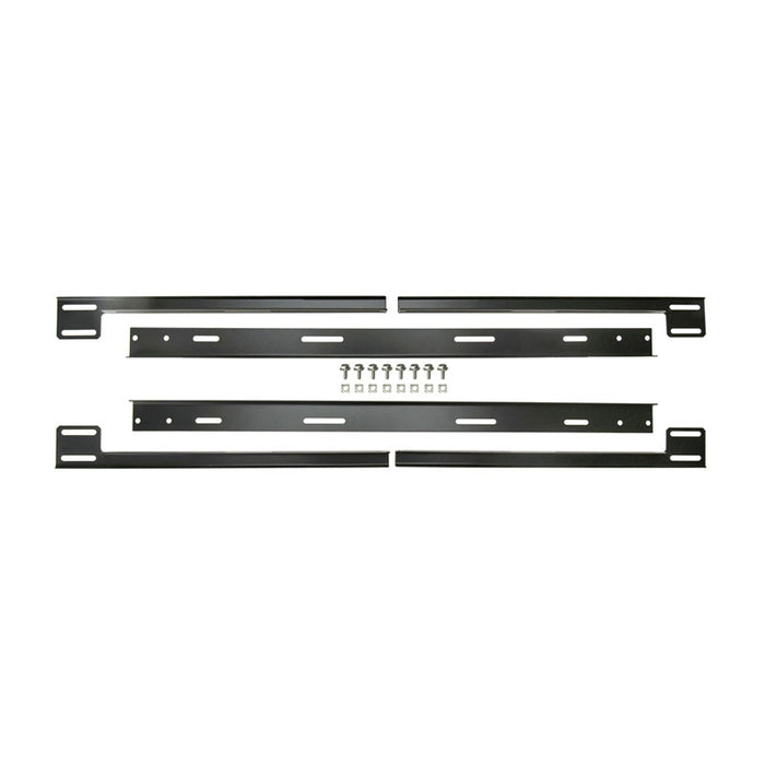 Derale Black Tornado Electric Fan Mounting Bracket Kit, Dual Fan 16701