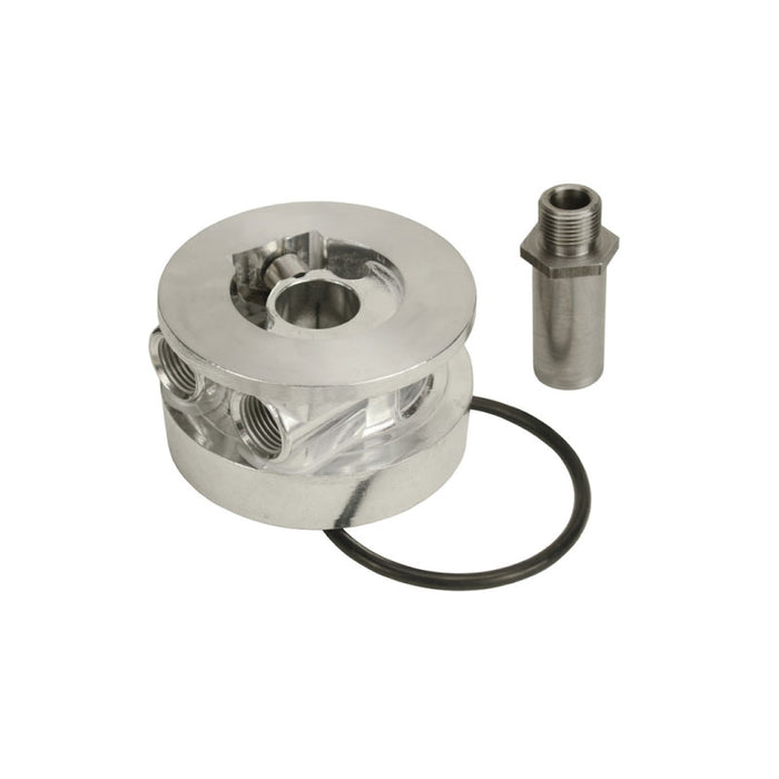 Derale GM Thermostatic Sandwich Adapter with 1/2" NPT Ports 25720