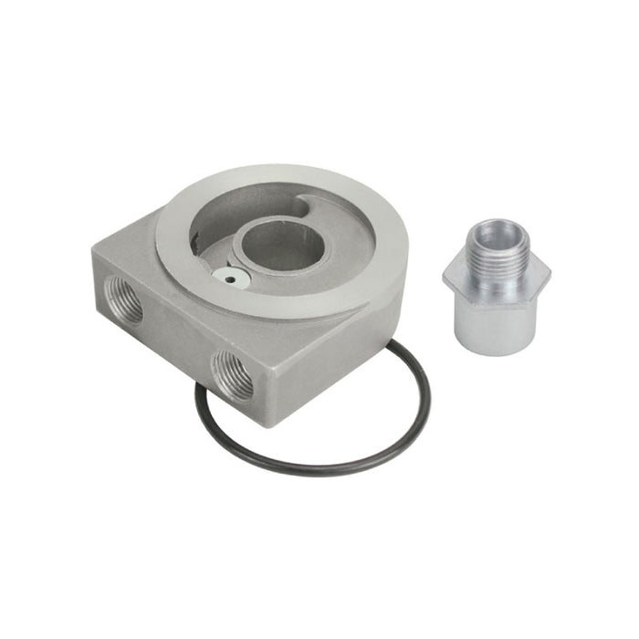 Derale Low Profile Pressue Relief Sandwich Adapter With 3/8" NPT Ports 25770