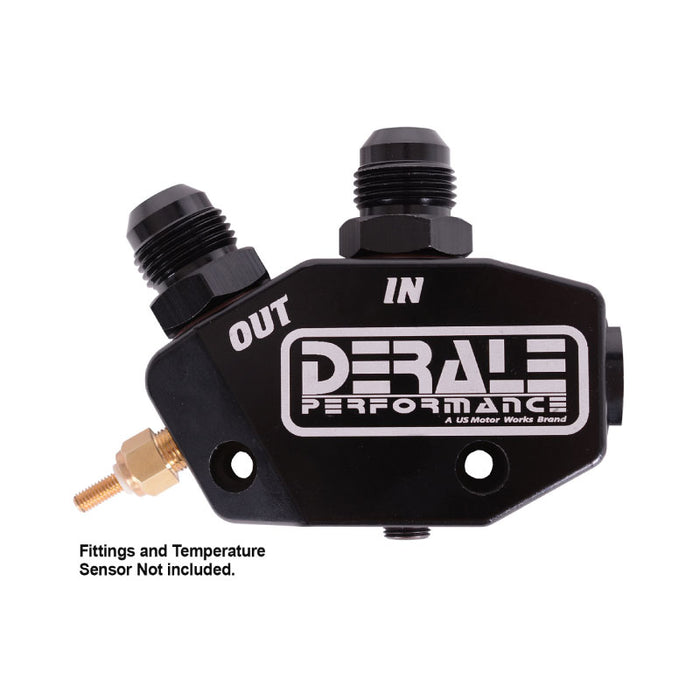 Derale Thermostatically Controlled LS Engine Oil Cooler Bypass Adapter Kit 35621