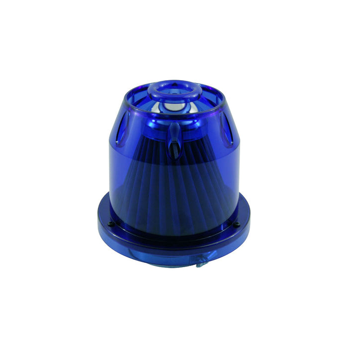 Simota Aerotek 77mm Neck Blue Translucent Heat Shield Air Filter