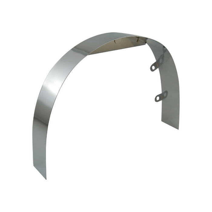 Universal 3" Wide Chrome Steel Radiator Fan Shroud
