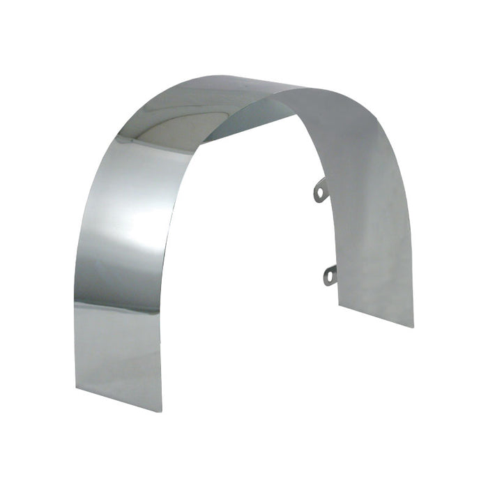 Universal 5½" Wide Chrome Steel Radiator Fan Shroud