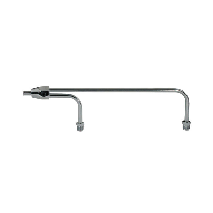 Chrome Dual Inlet Fuel Line, Suits 9-5/16 Inch Centres Holley Carburettors