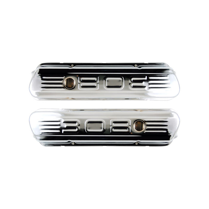Chromed Steel Holden V8 Rocker Cover, With 308 Logo