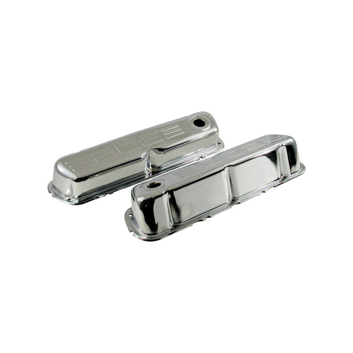 Chrome Steel Ford Windsor 289 302 351W Valve Covers, With 302 Logo