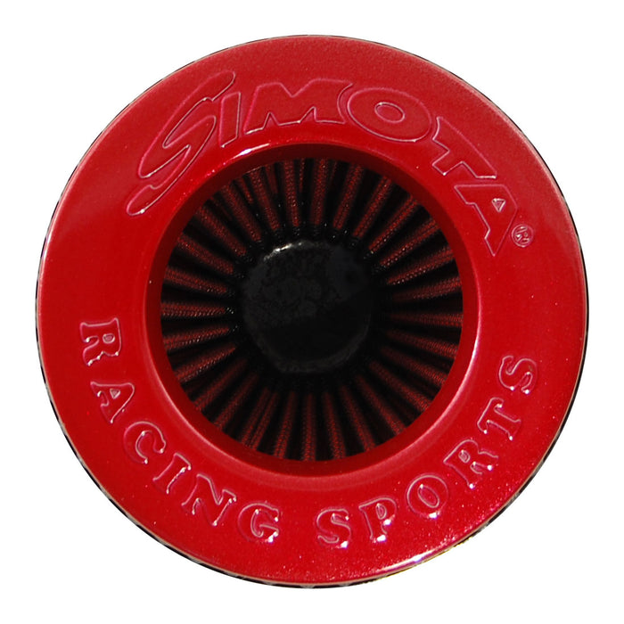 Simota 77mm Neck Pod Air Filter, Red Top Red Element