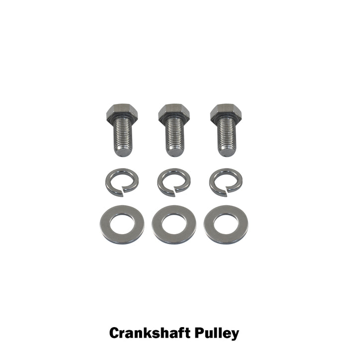 Small Block Chevy Engine Bolt Kit Stainless Steel SBC 283 327 350 383 400 - Long Water Pump