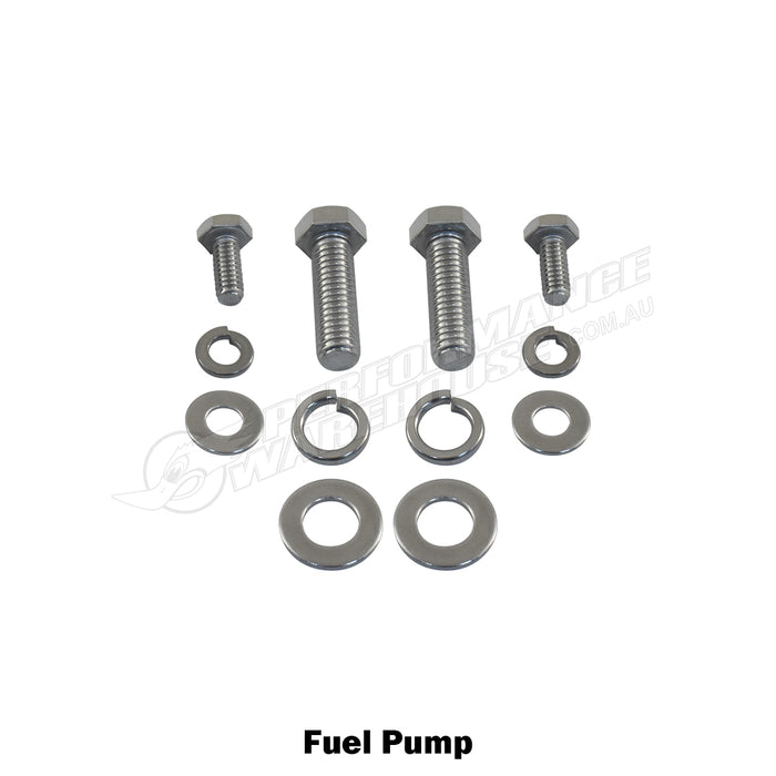 Small Block Chevy Engine Bolt Kit Stainless Steel SBC 283 327 350 383 400 - Long Water Pump