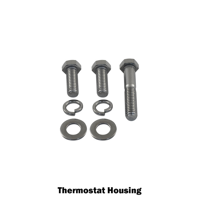 Small Block Chevy Engine Bolt Kit Stainless Steel SBC 283 327 350 383 400 - Long Water Pump