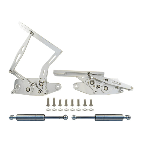 Ford Falcon XR XT XW XY Bonnet Hinge Kit, Polished Billet Aluminium ...