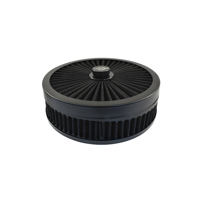 Extreme Air Cleaner Assembly 9” x 2”, Black Filter Element