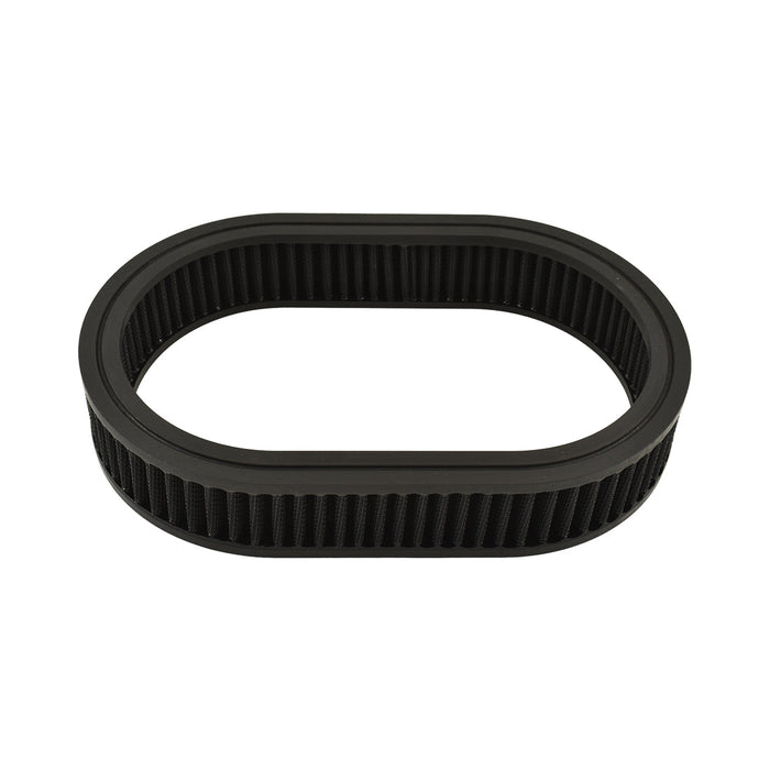 Extreme Air Cleaner Oval Assembly 11-3/8" x 2" Black Filter