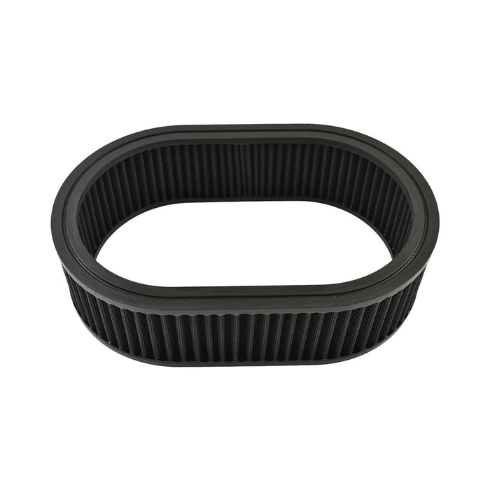 Extreme Air Cleaner Oval Assembly 11-3/8" x 3" Black Filter
