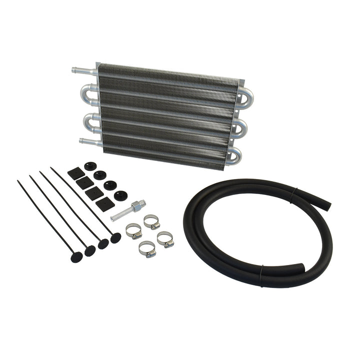 Transmission Oil Cooler Kit, Tube & Fin, 12.75" x 7.5" x 0.75"