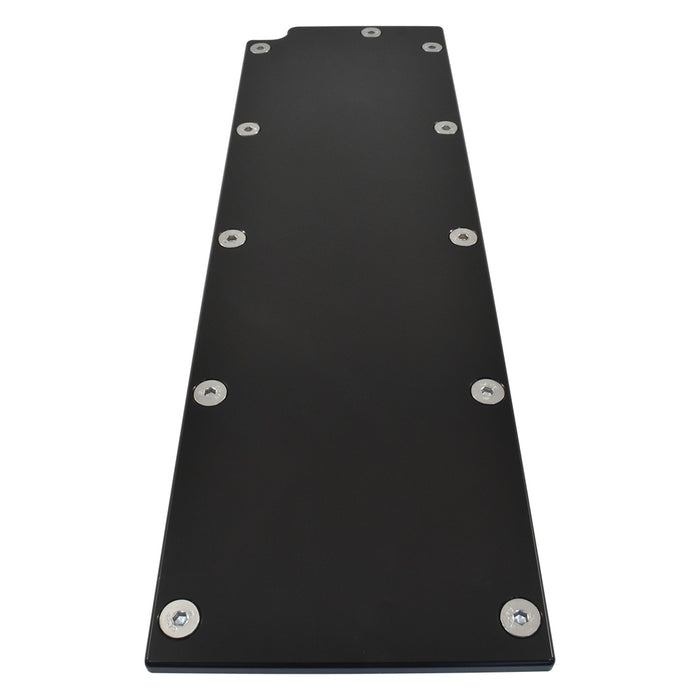 GM Gen.4 LS2 LS3 Engine Valley Cover Black Aluminium - DOD Delete