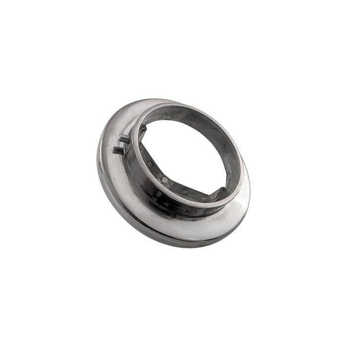 4" Round Air Cleaner Assembly, 2-5/8" Neck - Full Finned Polished Aluminium