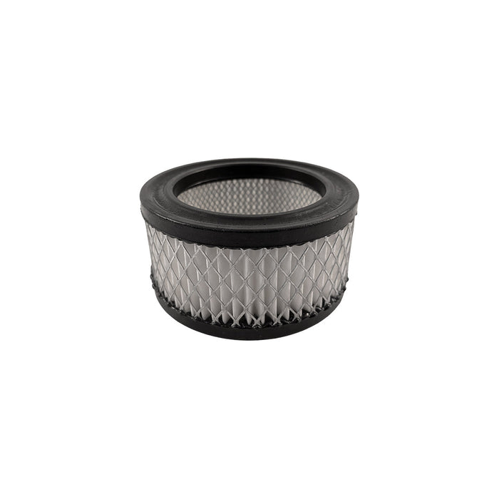 4" Round Air Cleaner Assembly, 2-5/8" Neck - Full Finned Polished Aluminium