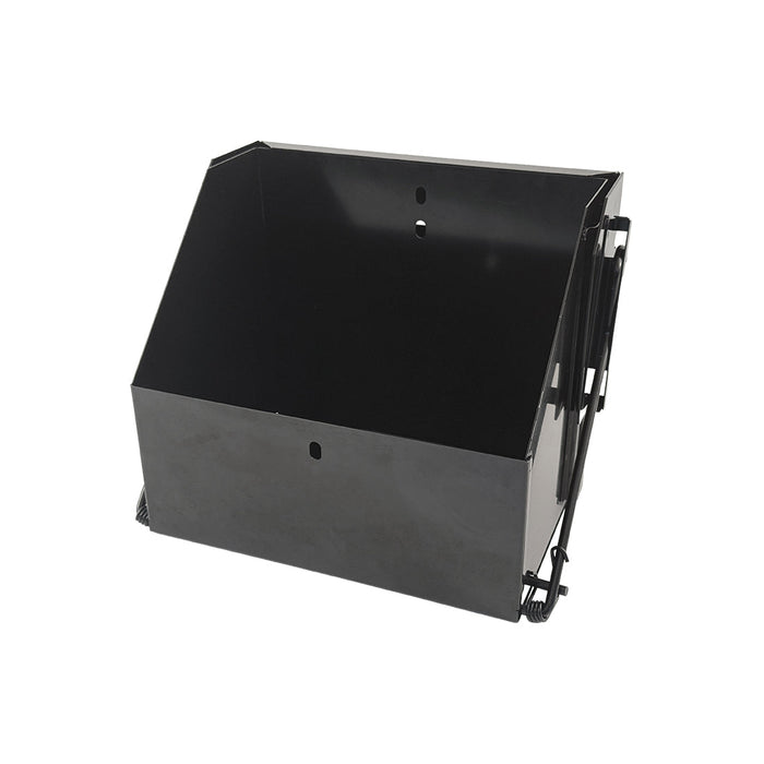 Black Stainless Steel Drop Down Battery Tray