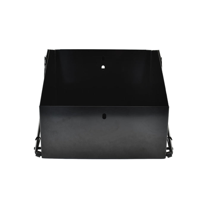 Black Stainless Steel Drop Down Battery Tray