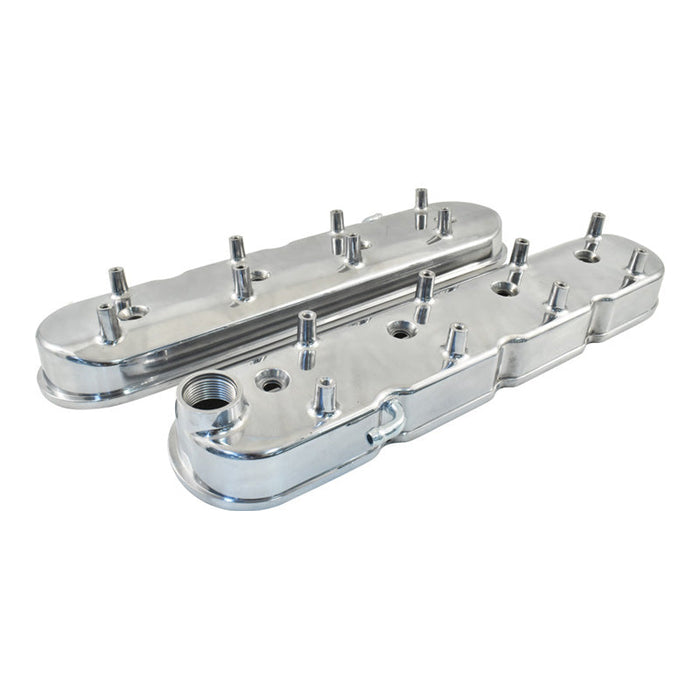 Polished Cast Aluminium GM LS Valve Covers w/Coil Mounts