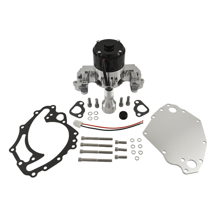 Ford Cleveland 302 351 Performance Electric Water Pump 35GPM - Chrome