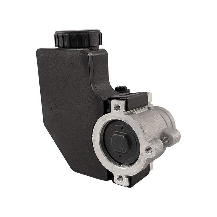 Power Steering Pump GM Type 2 with Reservoir, Natural Aluminium Housing, Universal