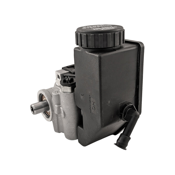 Power Steering Pump GM Type 2 with Reservoir, Natural Aluminium Housing, Universal