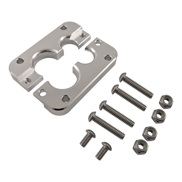 Wire Harness Pass-through Bulkhead plate, Billet Aluminium