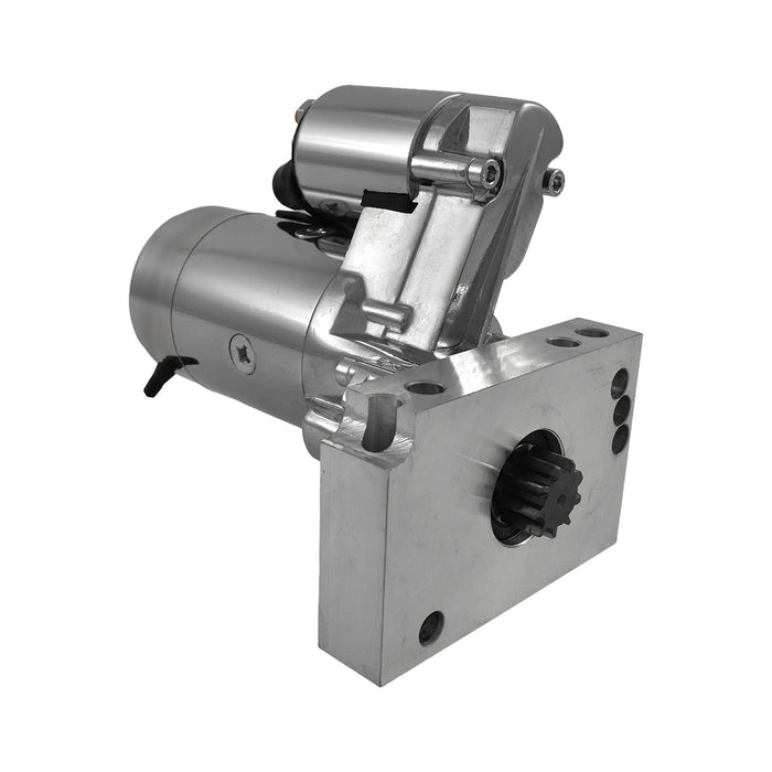 Chrome Mini Starter Motor Chev Small Block & Big Block 3hp, BBC, SBC
