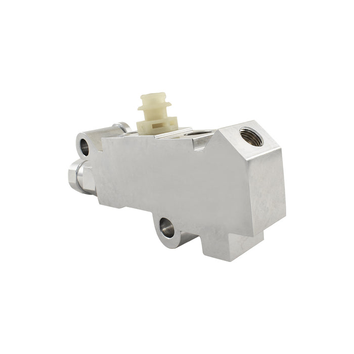 Cal Custom Chrome Aluminium Brake Proportioning Valve, GM Style, Suit Disc/Disc