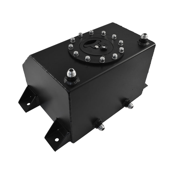4 Gallon Aluminium Fuel Cell Tank Black powder Coated Aluminium