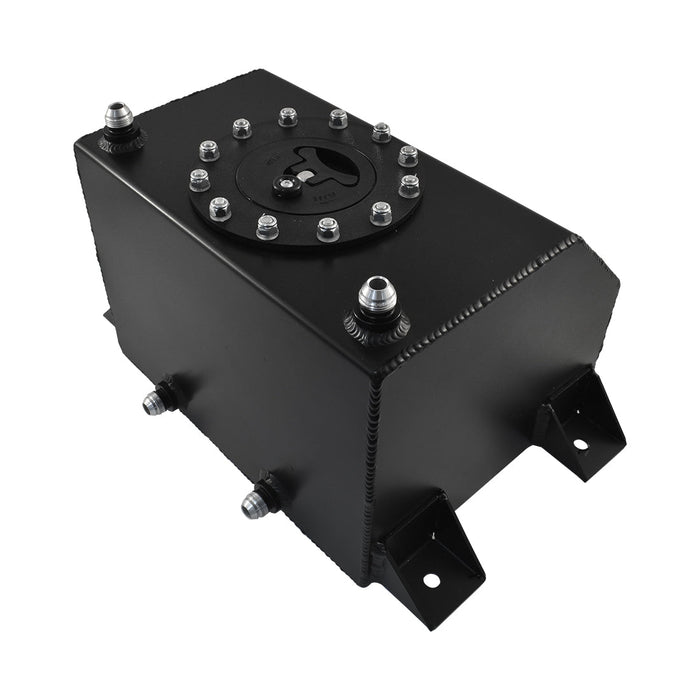 4 Gallon Aluminium Fuel Cell Tank Black powder Coated Aluminium