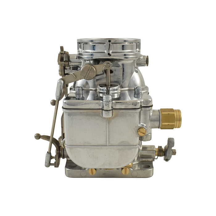 97 Stromberg Style 2 Barrel 3-Bolt Flange Carburettor, Chrome