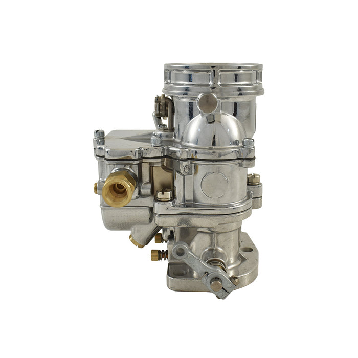 97 Stromberg Style 2 Barrel 3-Bolt Flange Carburettor, Chrome