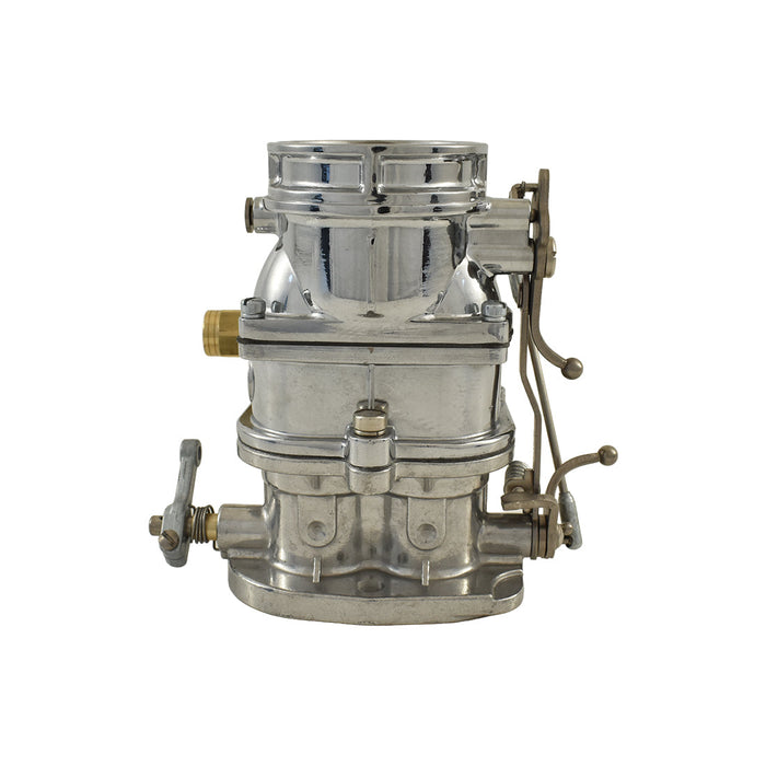 97 Stromberg Style 2 Barrel 3-Bolt Flange Carburettor, Chrome
